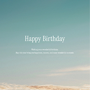 Happy Birthday.