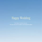Happy Wedding.