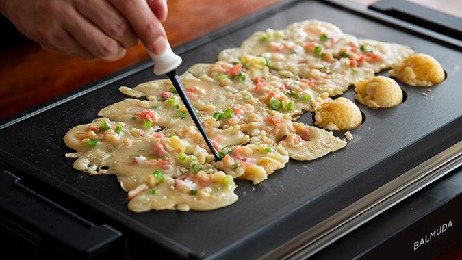 こだわりのたこ焼き | レシピ | BALMUDA The Plate Pro こだわりのたこ焼き | レシピ | BALMUDA The Plate Pro