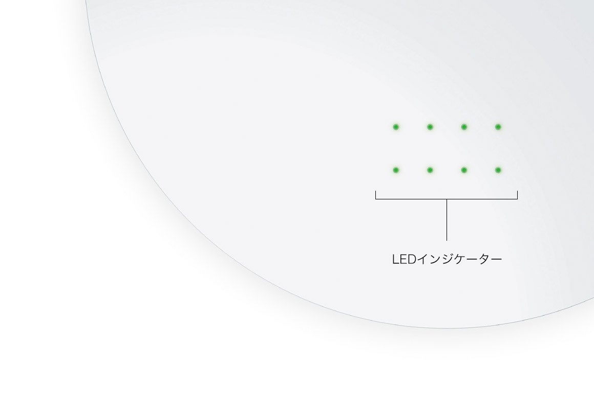 LEDインジケーターを消灯することはできますか？ | EGF-1560 