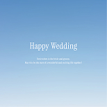 Happy Wedding.