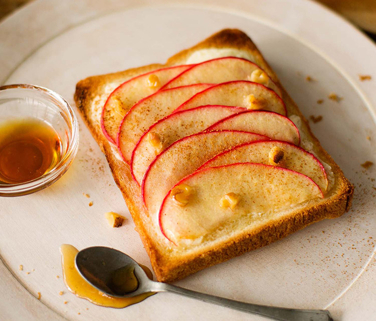 りんごとクリームチーズのトースト レシピ Balmuda The Toaster バルミューダ